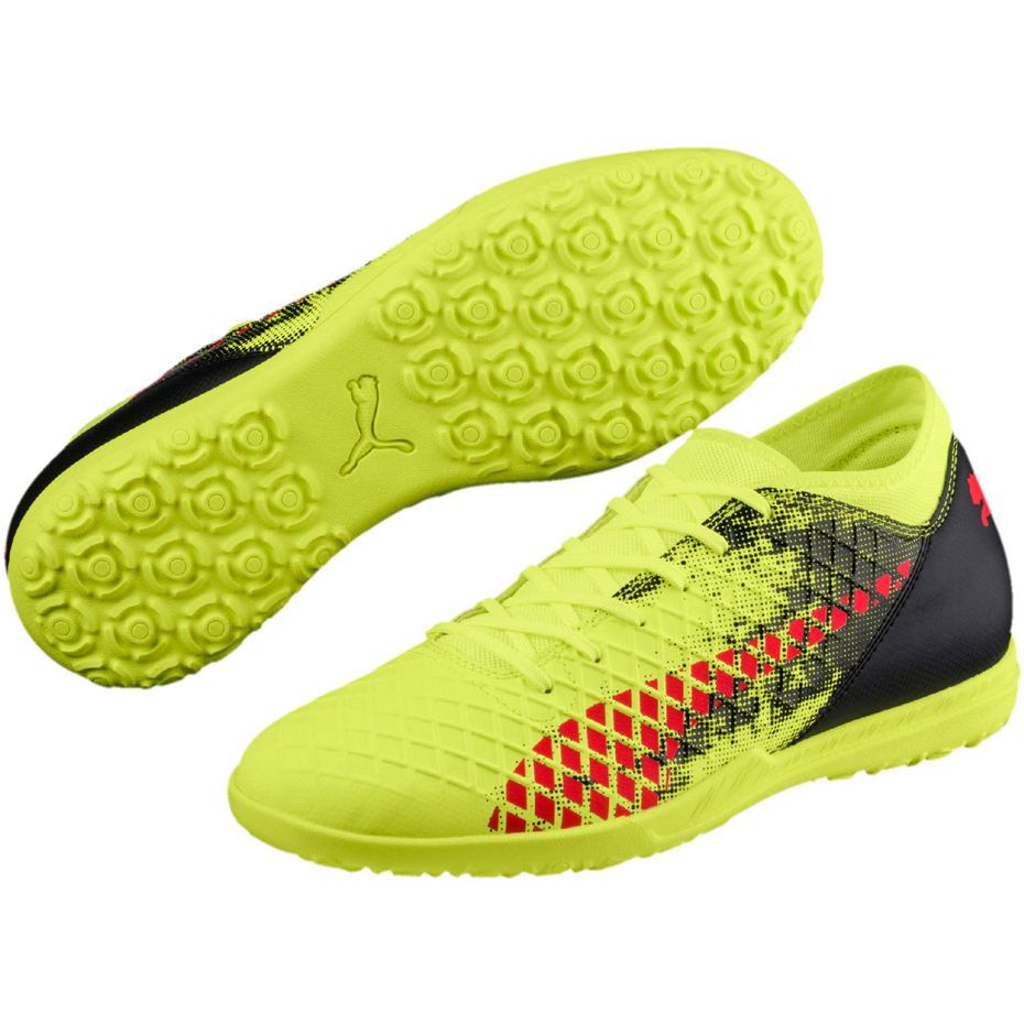 Buty piłkarskie Puma Future 18.4 TT żółto-czarne 104339 01 - obrazek 3