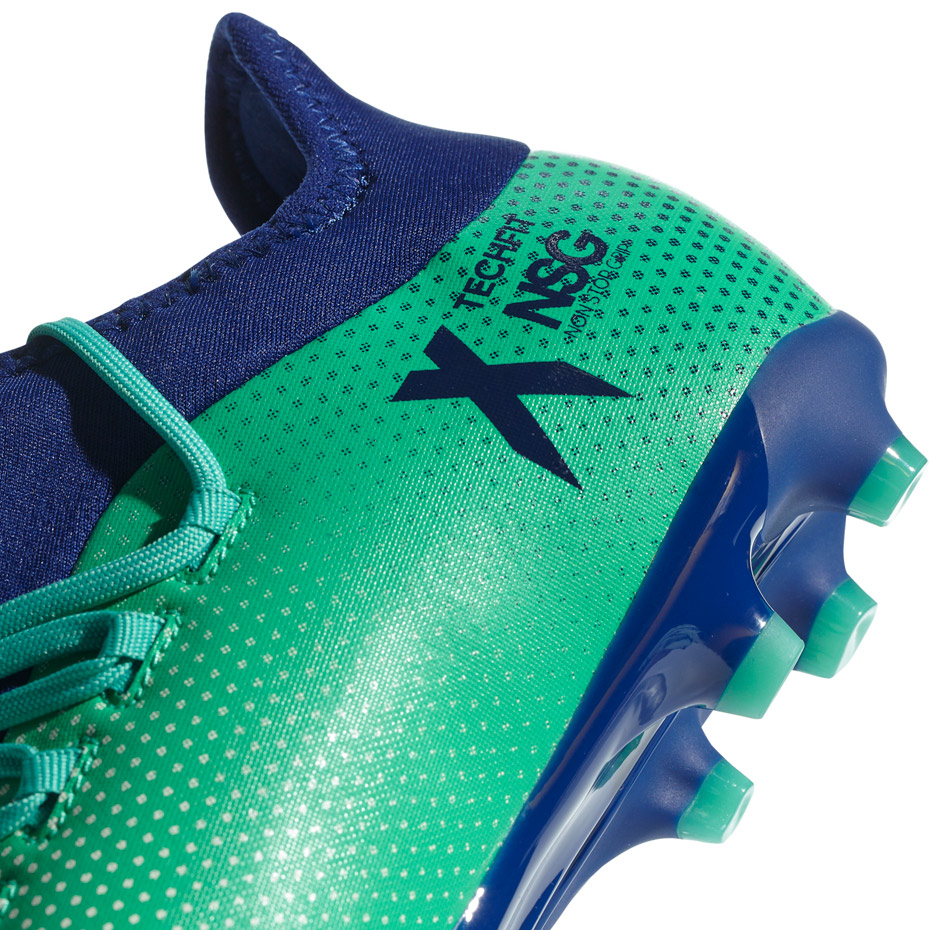 Buty piłkarskie adidas X 17.1 FG JR CP8980 - obrazek 4