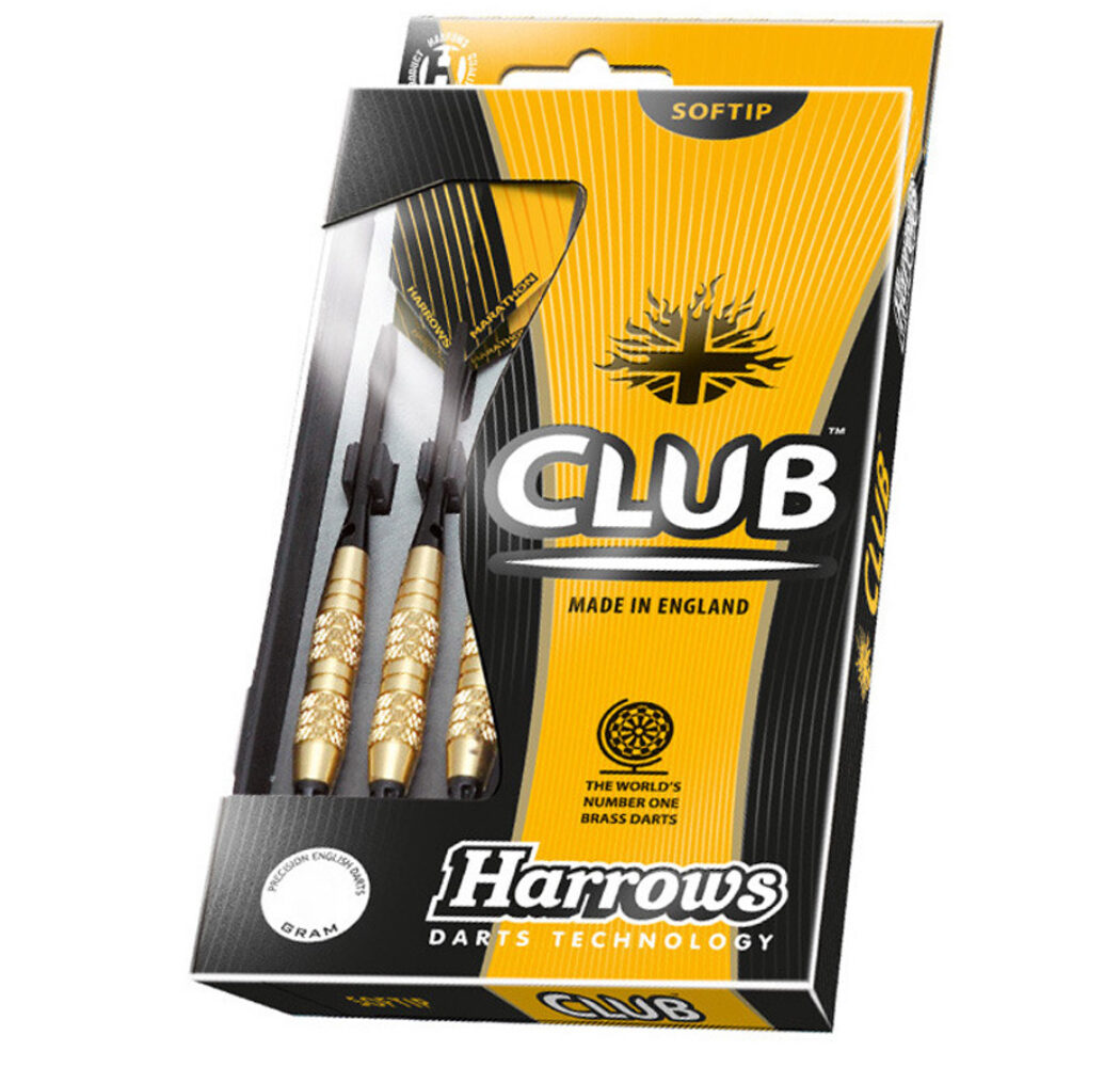 Harrows rzutki Softip Club Brass 18g