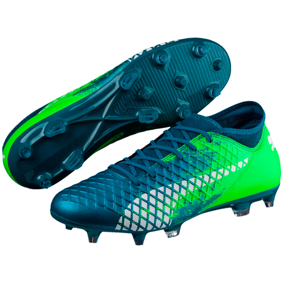 Buty piłkarskie Puma Future 18.4 FG AG Deep Lagoon 104344 03 - obrazek 5