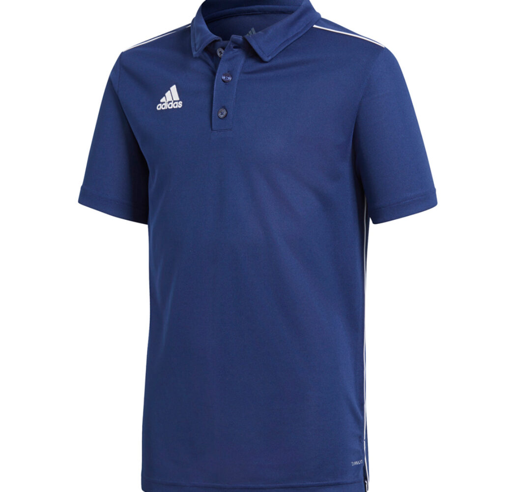 Koszulka dla dzieci adidas Core 18 Polo JUNIOR granatowy CV3680