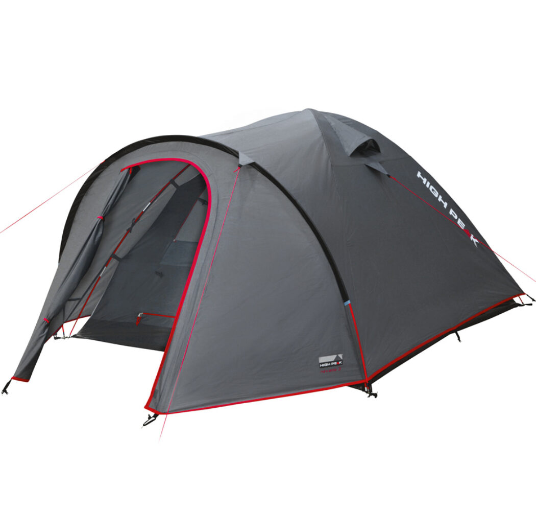 Namiot High Peak Nevada 4 szaro-czerwony 10207