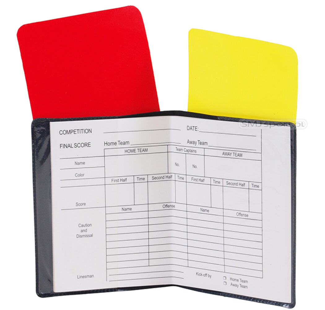 Kartki sędziowskie SMJ VRC-220 /KPL/