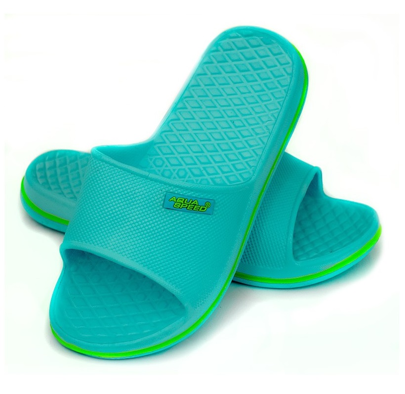 Klapki Aqua-Speed Cordoba niebieskie 02 494