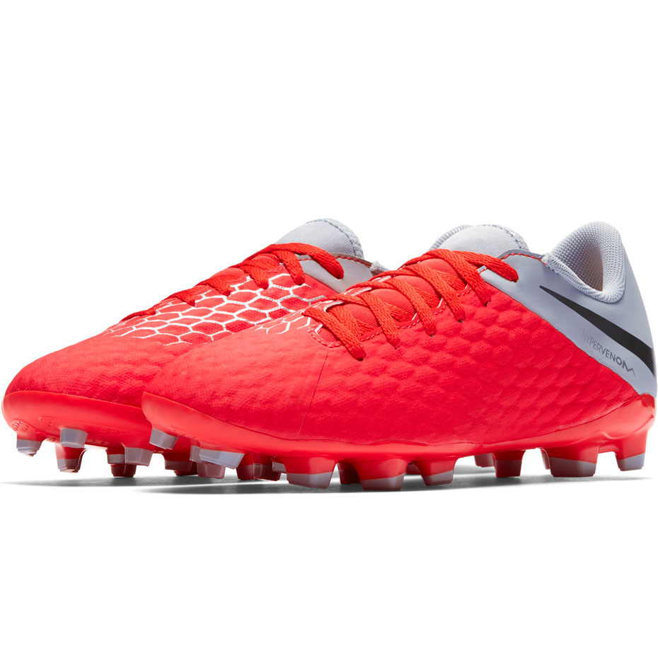 Buty piłkarskie Nike Hypervenom 3 Academy FG JR AJ4119 600 - obrazek 4