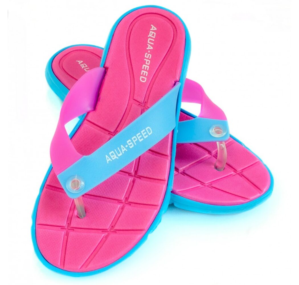 Klapki Aqua-Speed Bali różowo-niebieskie 03 479