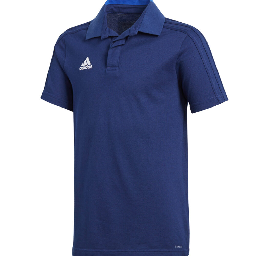 Koszulka dla dzieci adidas Condivo 18 Cotton Polo JUNIOR granatowa CF4368