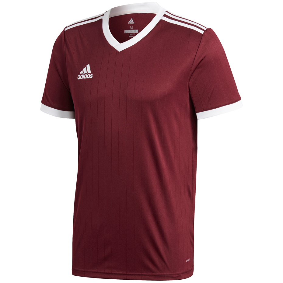 Koszulka dla dzieci adidas Tabela 18 Jersey JUNIOR bordowa CE8945/CE8926 - obrazek 2