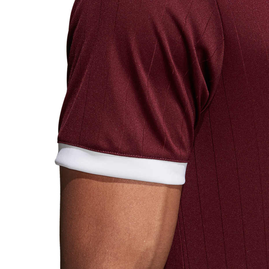 Koszulka dla dzieci adidas Tabela 18 Jersey JUNIOR bordowa CE8945/CE8926 - obrazek 10