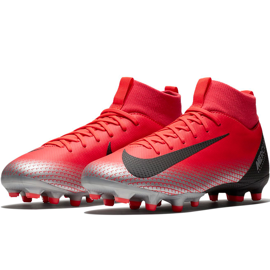 Buty piłkarskie Nike Mercurial Superfly 6 Academy GS CR7 MG JR AJ3111 600 - obrazek 4