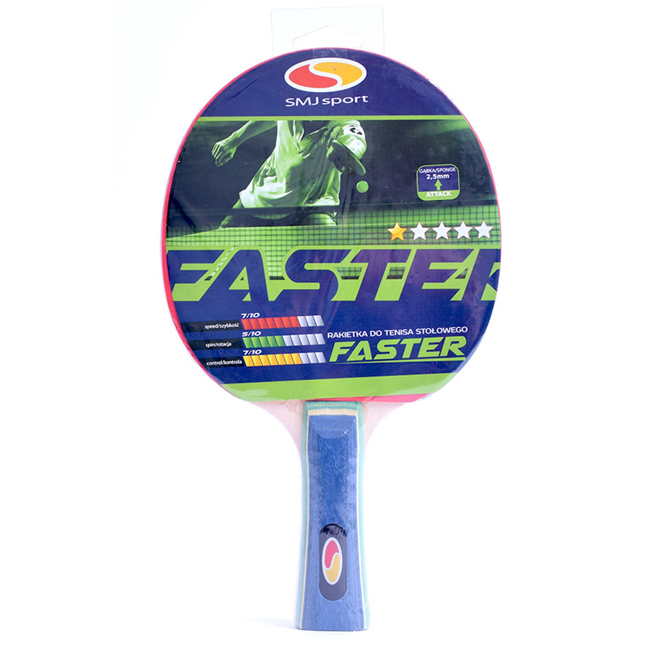 Zestaw rakiet do ping ponga SMJ 2rak+2pił Set Faster - obrazek 2