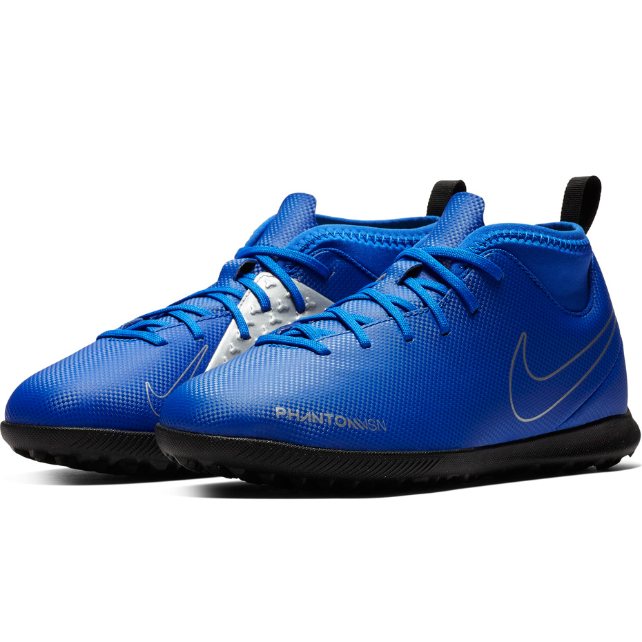 Buty piłkarskie Nike Phantom VSN Club DF TF JR AO3294 400 - obrazek 4