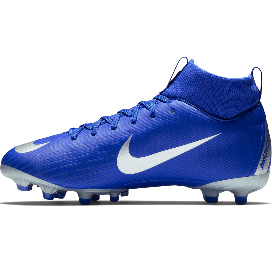 Buty piłkarskie Nike Mercurial Superfly 6 Academy MG JR AH7337 400 - obrazek 3