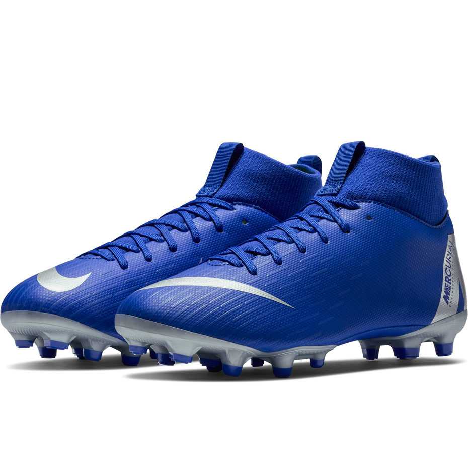 Buty piłkarskie Nike Mercurial Superfly 6 Academy MG JR AH7337 400 - obrazek 4