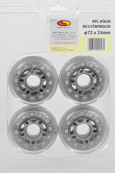 KÓŁKA DO ŁYŻWOROLEK SMJ PU 72mm x 24mm
