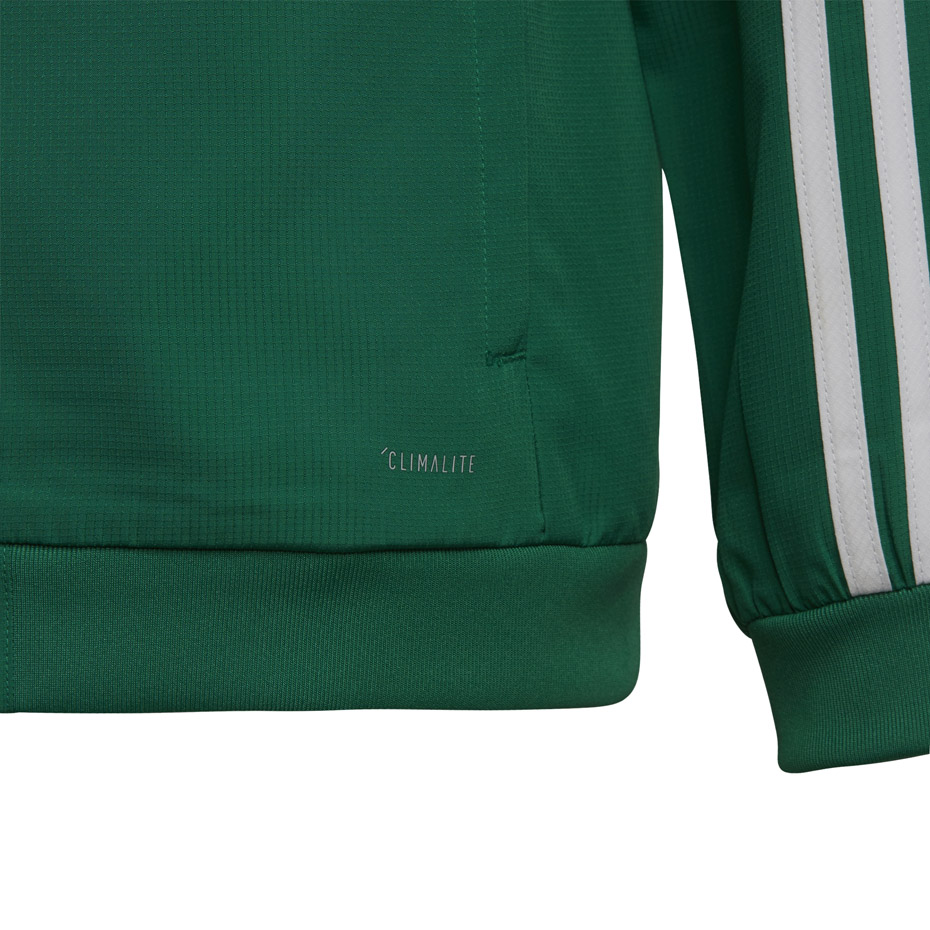 Bluza dla dzieci adidas Tiro 19 Presentation Jacket JUNIOR zielona DW4790 - obrazek 3