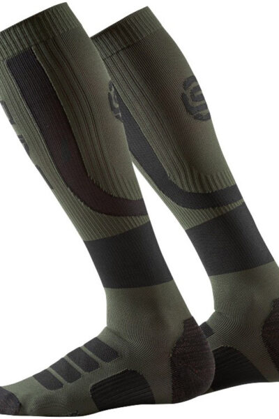 Skarpety męskie Skins Essentials Men's Active Compression czarno-khaki ES0001937 0045