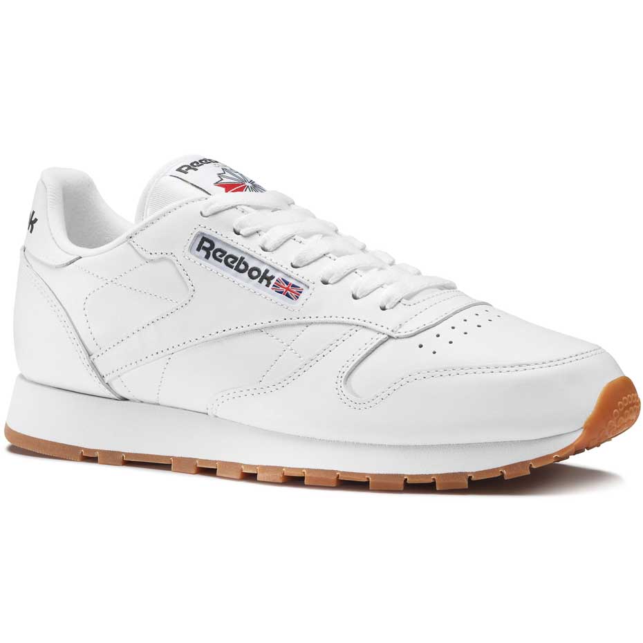 Buty męskie Reebok CL LTHR białe 49799 - obrazek 2