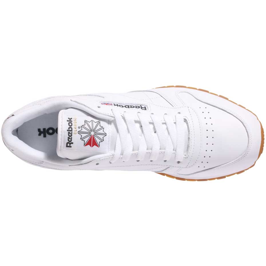 Buty męskie Reebok CL LTHR białe 49799 - obrazek 4