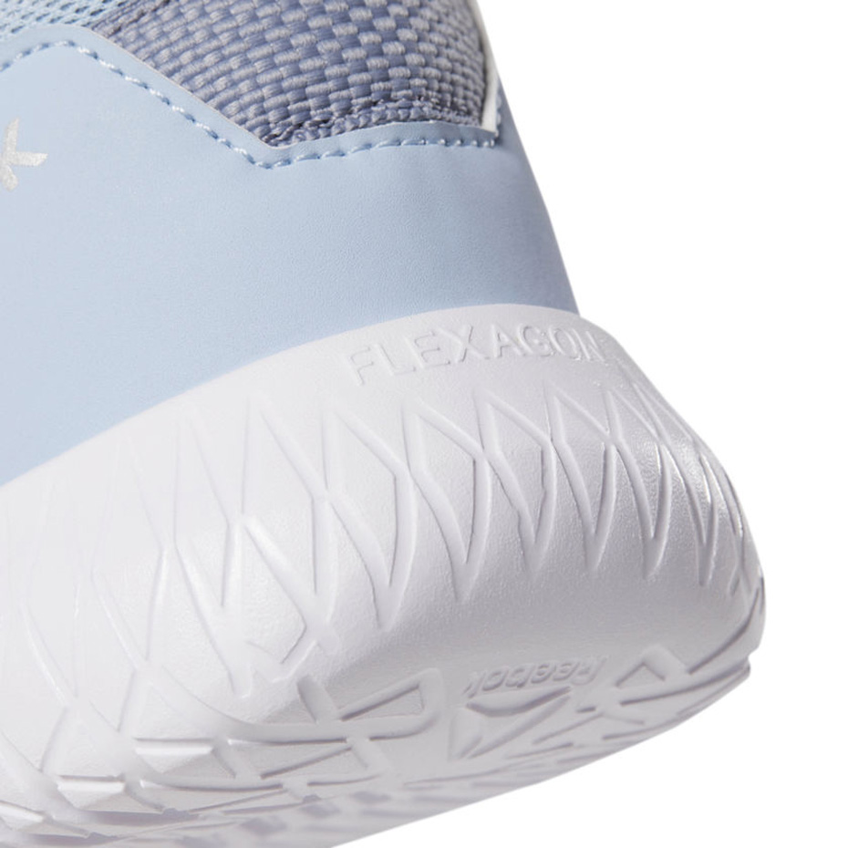 Buty damskie Reebok Flexagon Energy Denim TR biało szare DV4783 - obrazek 7