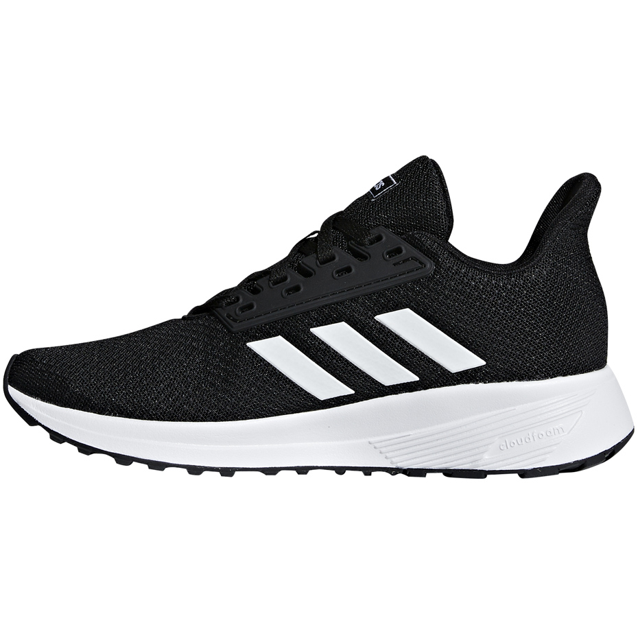 Buty dla dzieci adidas Duramo 9 K czarno-białe BB7061 - obrazek 3