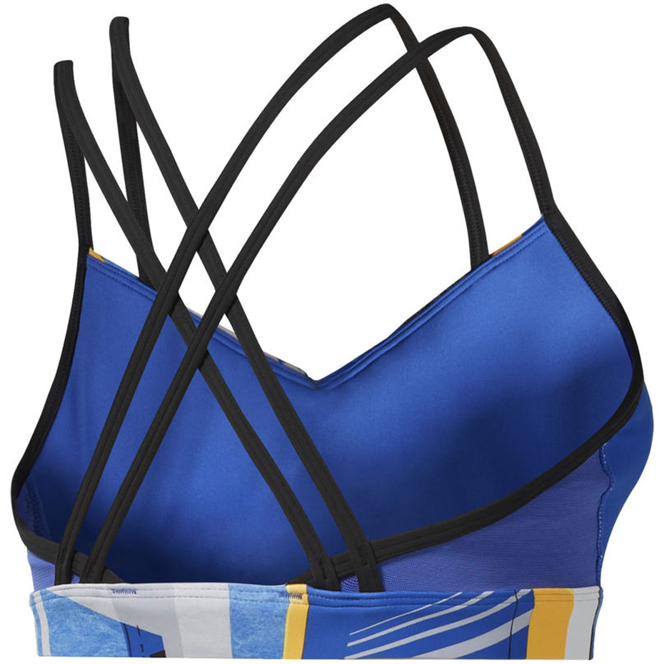 Stanik sportowy Reebok Hero Strappy Padded Bra VortaStripe DU4097 - obrazek 2