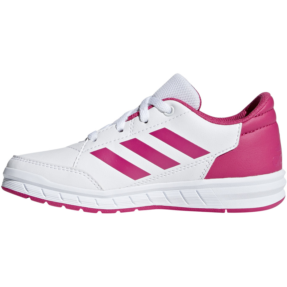 Buty dla dzieci adidas AltaSport K biało różowe D96870 - obrazek 2