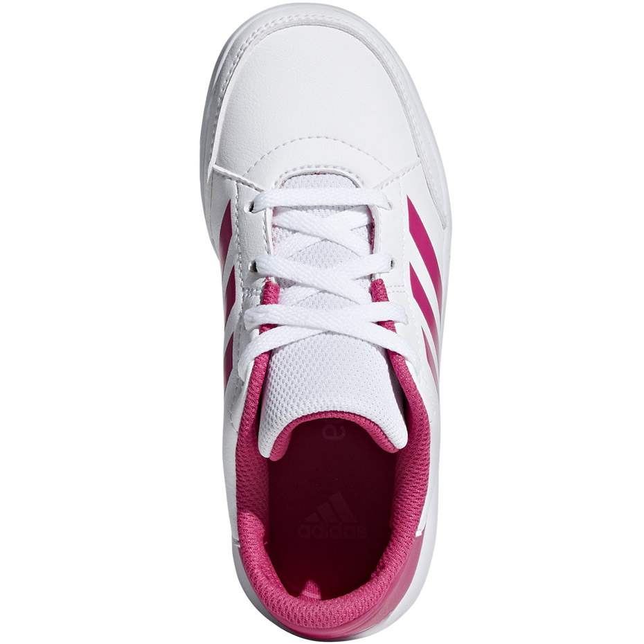 Buty dla dzieci adidas AltaSport K biało różowe D96870 - obrazek 3