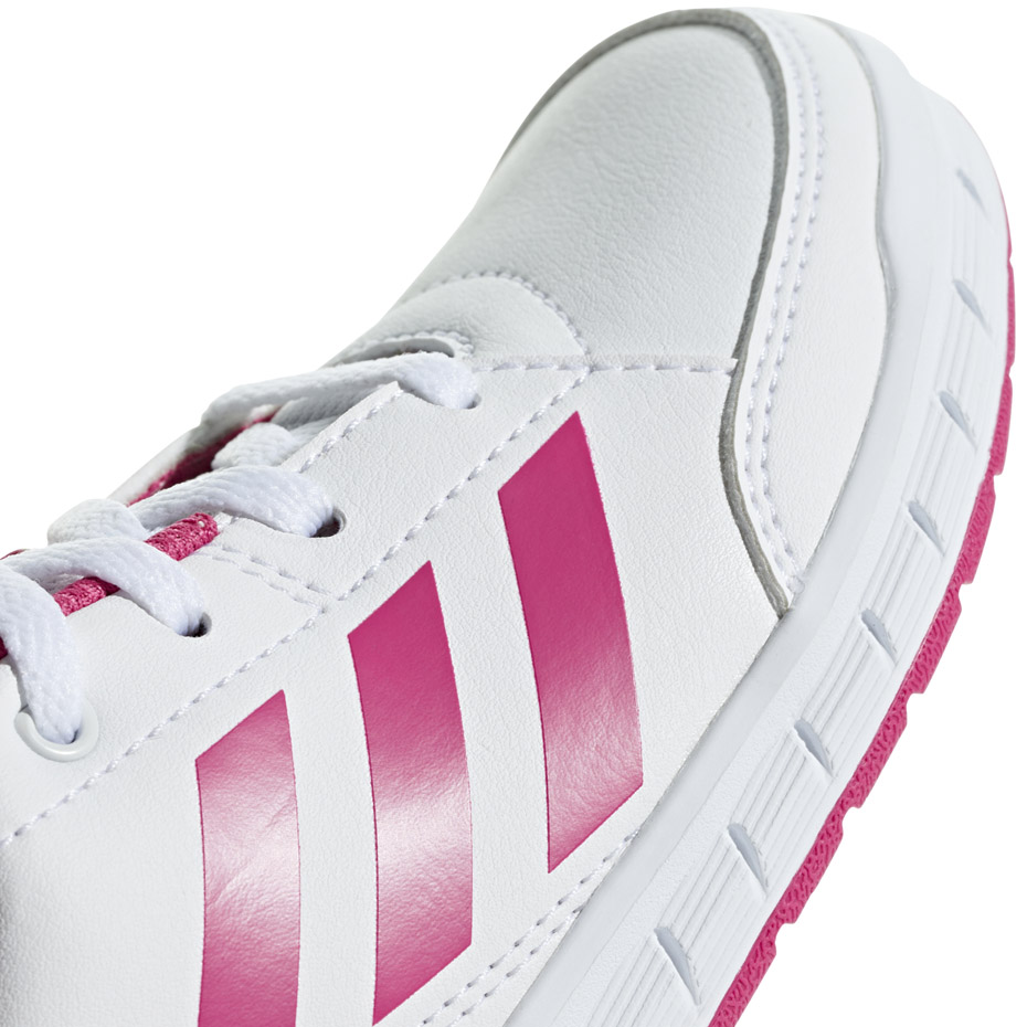 Buty dla dzieci adidas AltaSport K biało różowe D96870 - obrazek 4