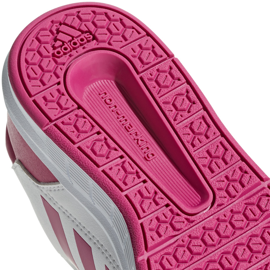 Buty dla dzieci adidas AltaSport K biało różowe D96870 - obrazek 6