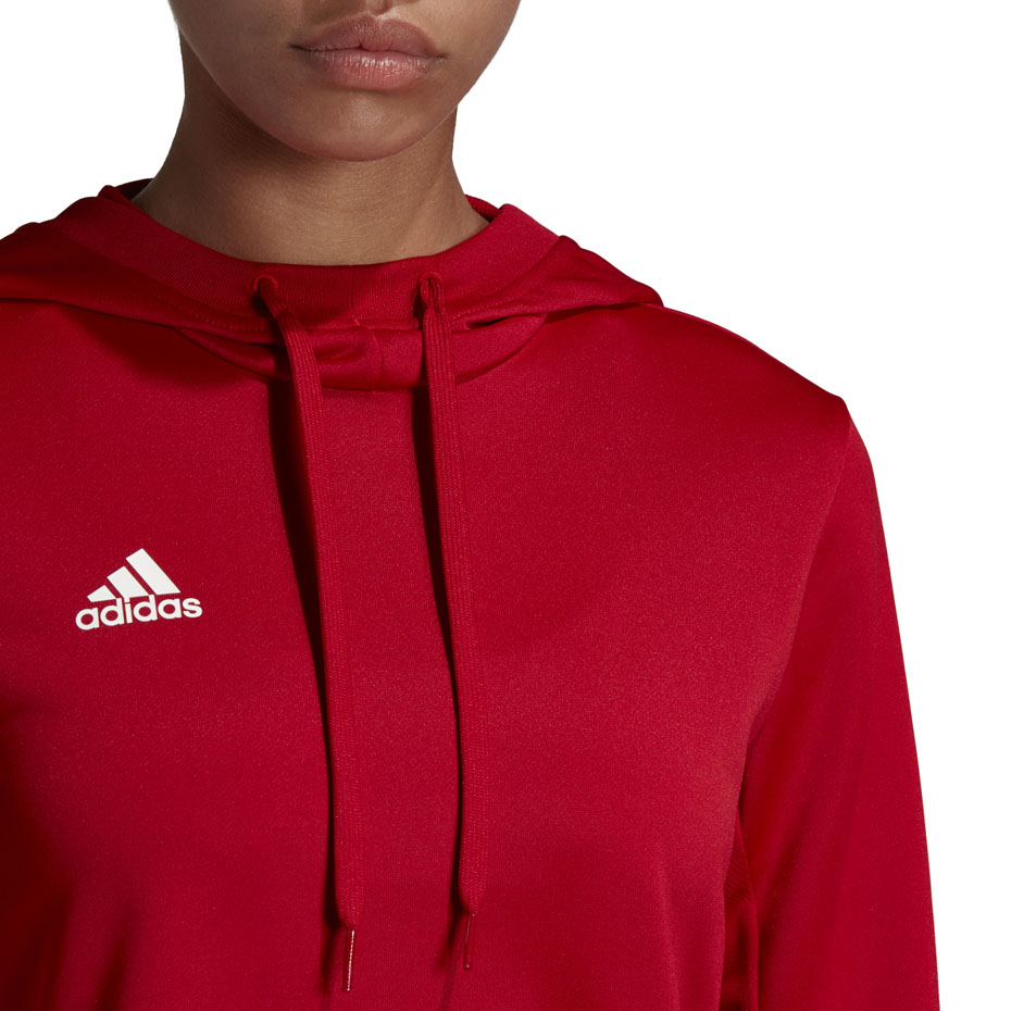 Bluza damska adidas Team 19 Hoody Women czerwona DX7338 - obrazek 3