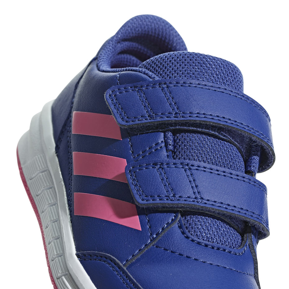 Buty dla dzieci adidas AltaSport CF K fioletowo różowe D96823 - obrazek 4