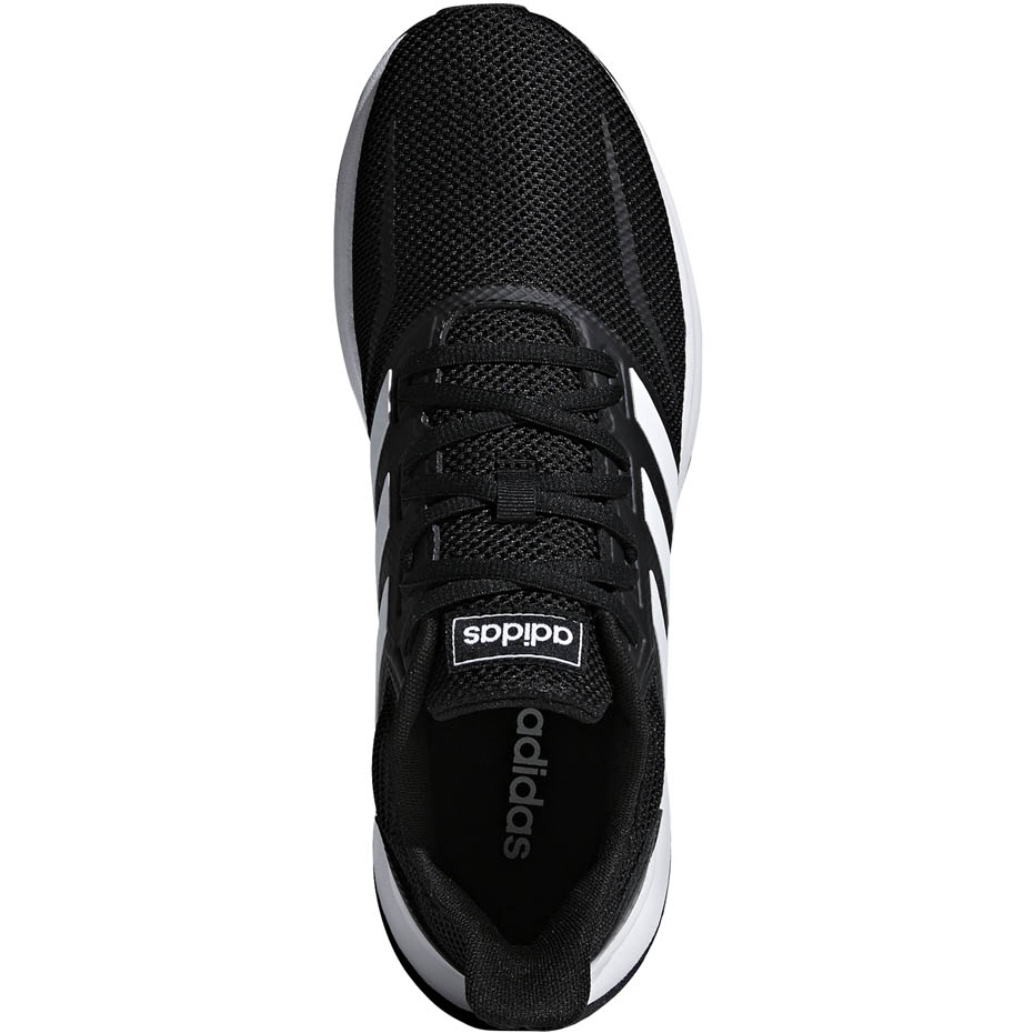 Buty męskie do biegania adidas Runfalcon czarno białe F36199 - obrazek 2