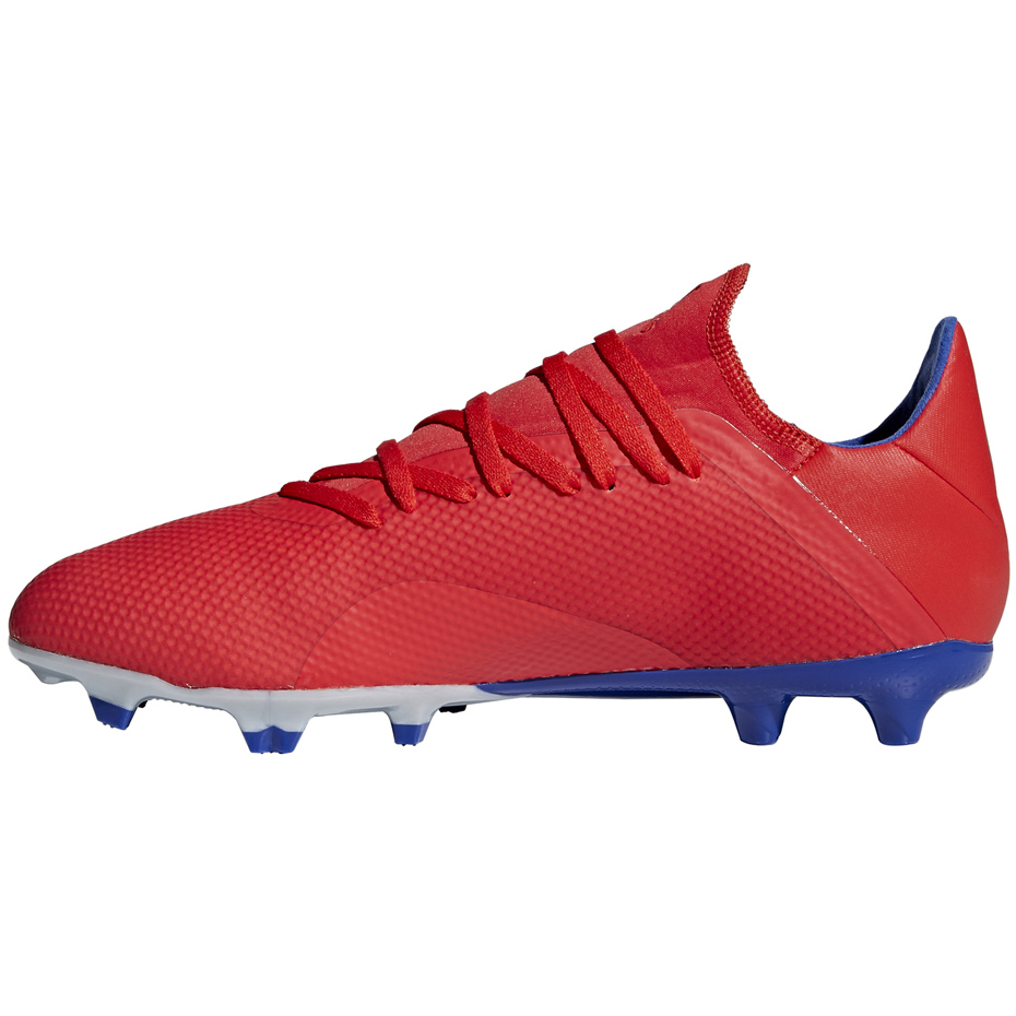 Buty piłkarskie adidas X 18.3 FG czerwone BB9367 - obrazek 3