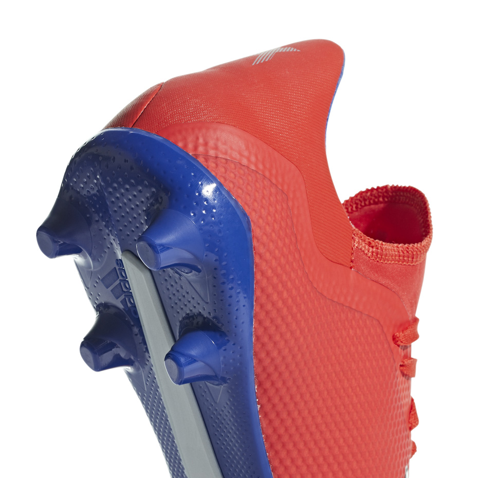 Buty piłkarskie adidas X 18.3 FG czerwone BB9367 - obrazek 5