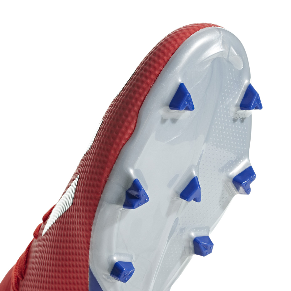 Buty piłkarskie adidas X 18.3 FG czerwone BB9367 - obrazek 6