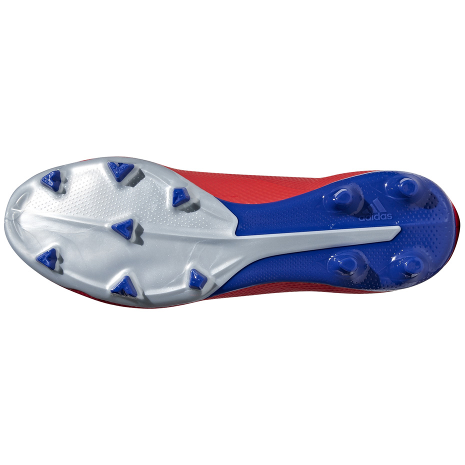 Buty piłkarskie adidas X 18.3 FG czerwone BB9367 - obrazek 7