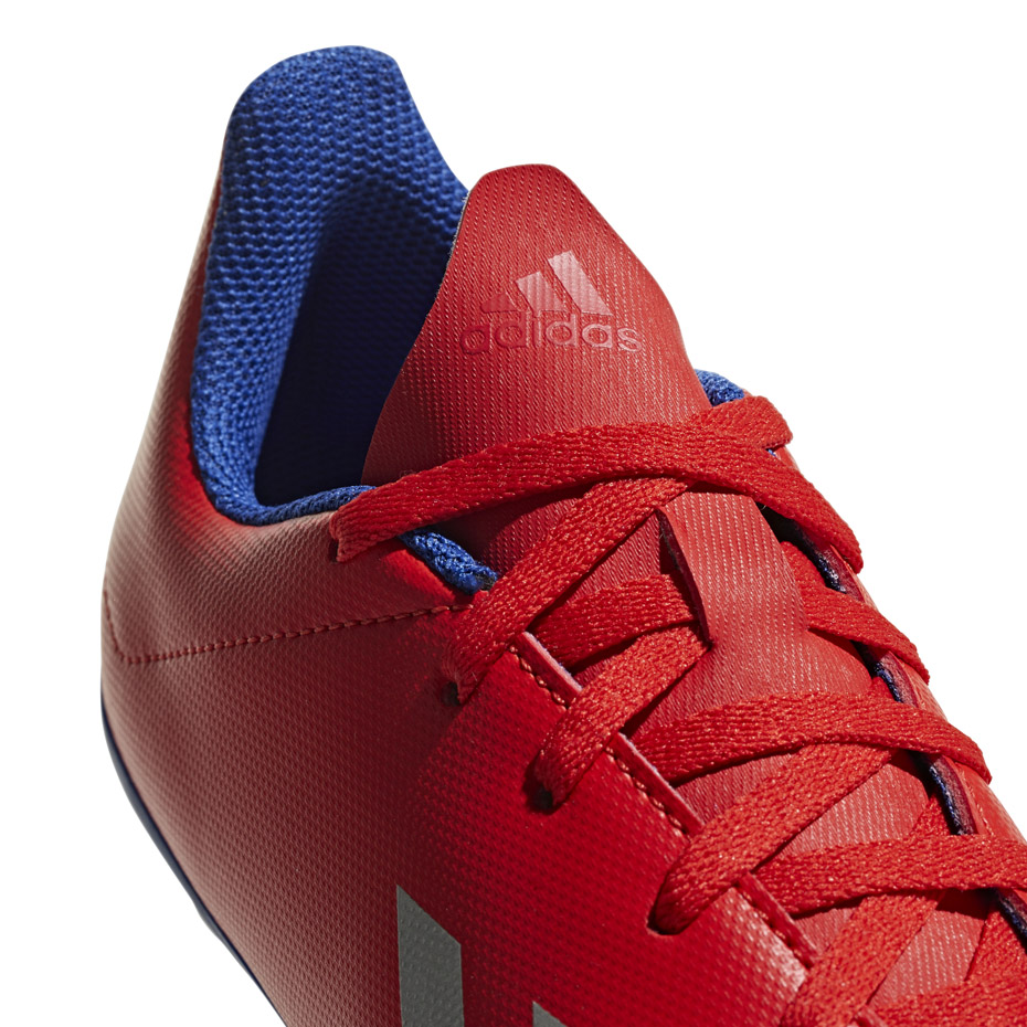 Buty piłkarskie adidas X 18.4 FxG JR czerwone BB9379 - obrazek 5