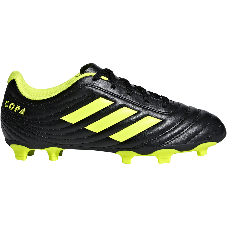 Buty piłkarskie adidas Copa 19.4 FG JR czarno żółte D98088