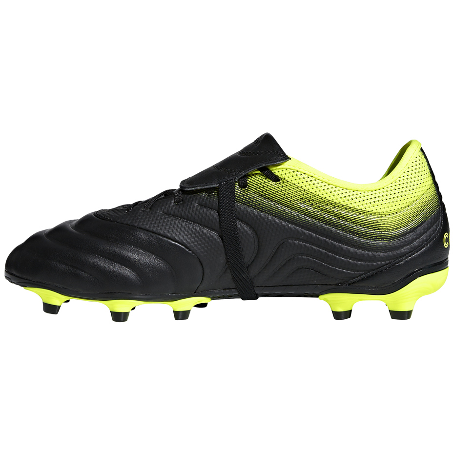 Buty piłkarskie adidas Copa Gloro 19.2 FG czarno żółte BB8089 - obrazek 2