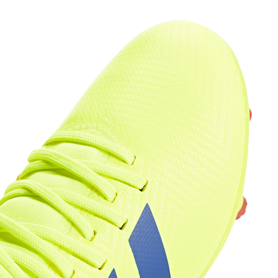 Buty piłkarskie adidas Nemeziz 18.3 FG JR żółte CM8505 - obrazek 5