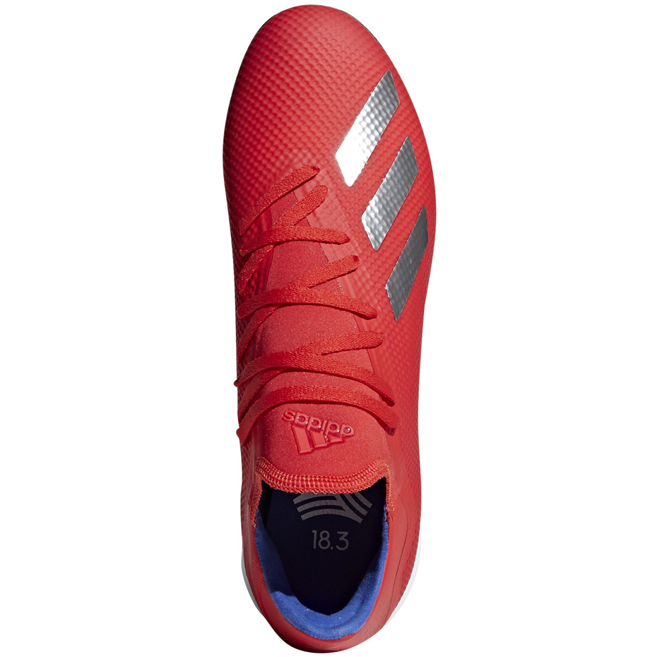 Buty piłkarskie adidas X 18.3 TF czerwone BB9399 - obrazek 2