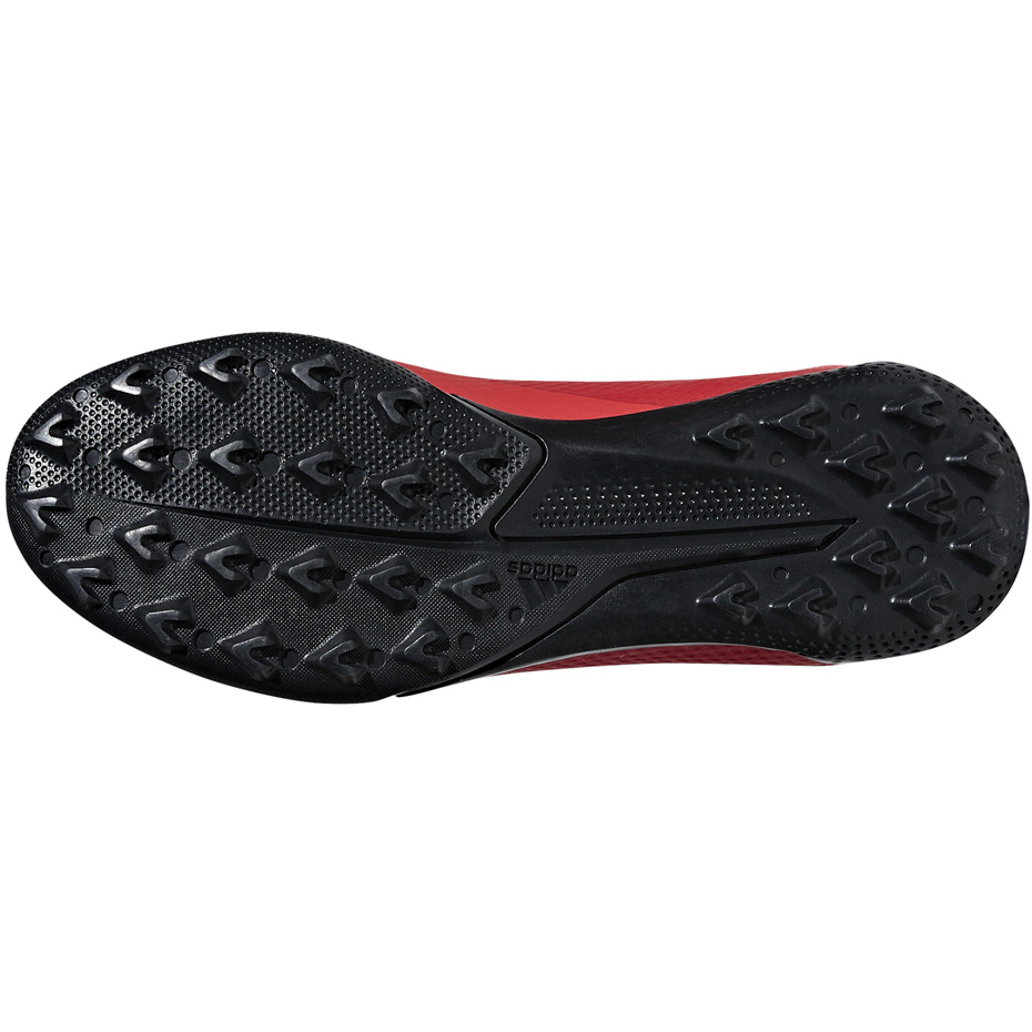 Buty piłkarskie adidas X 18.3 TF JR czerwone BB9403 - obrazek 8