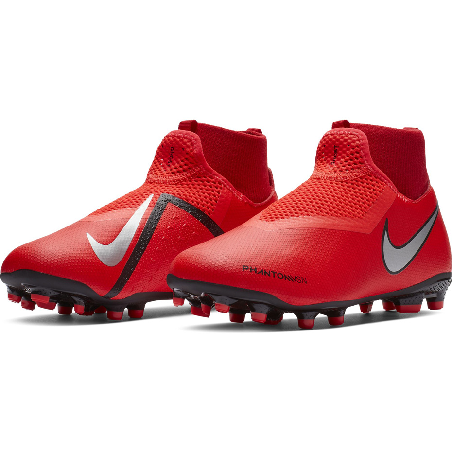Buty piłkarskie Nike Phantom VSN Academy DF FG/MG JR AO3287 600 - obrazek 4
