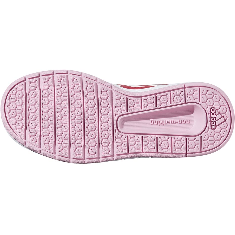 Buty dla dzieci adidas AltaSport K czerwone D96866 - obrazek 7