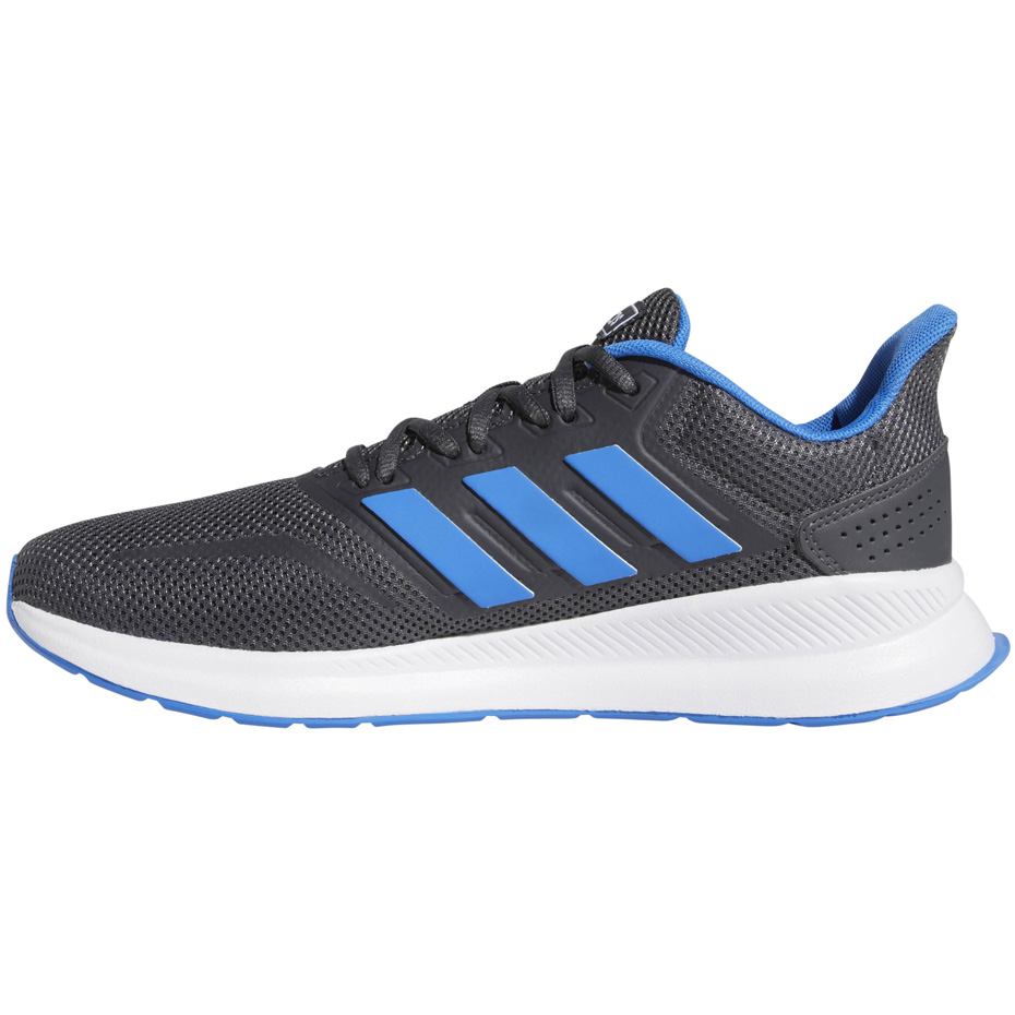 Buty męskie do biegania adidas Runfalcon szaro niebieskie G28730 - obrazek 2