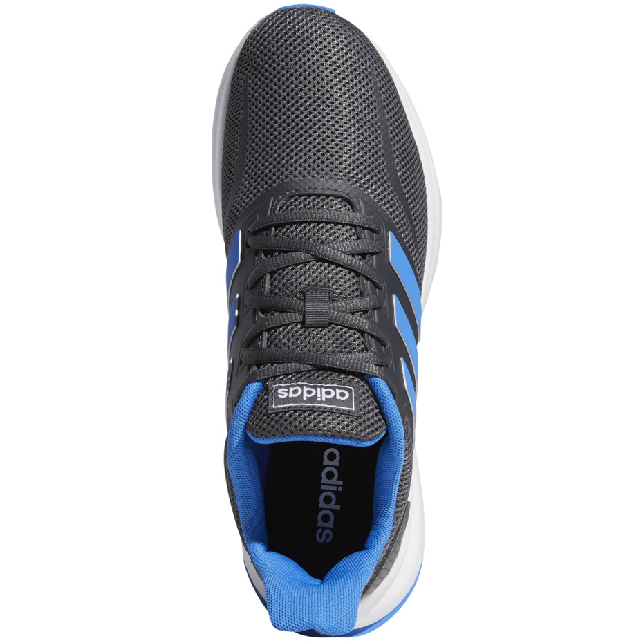 Buty męskie do biegania adidas Runfalcon szaro niebieskie G28730 - obrazek 3