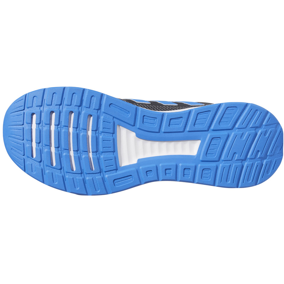 Buty męskie do biegania adidas Runfalcon szaro niebieskie G28730 - obrazek 7