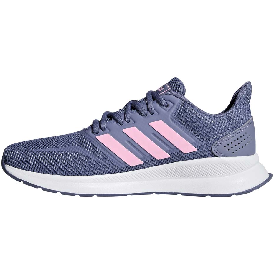 Buty dla dzieci do biegania adidas Falcon K fioletowe F36541 - obrazek 2