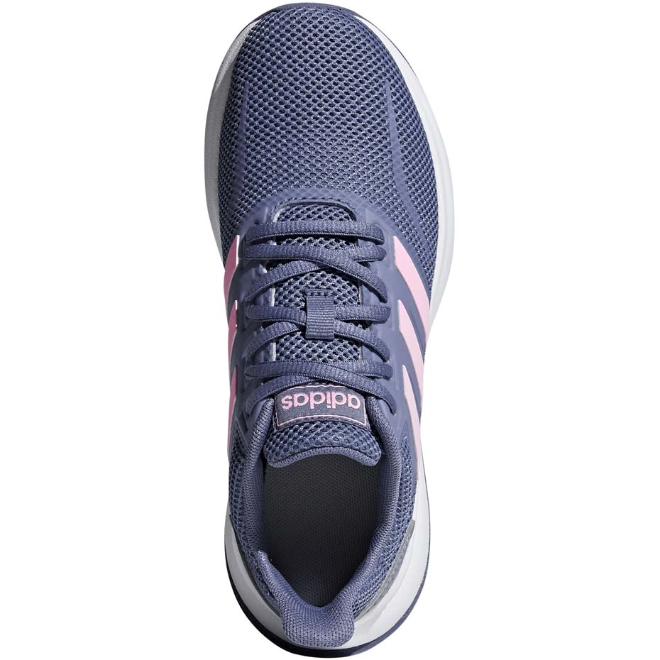 Buty dla dzieci do biegania adidas Falcon K fioletowe F36541 - obrazek 3